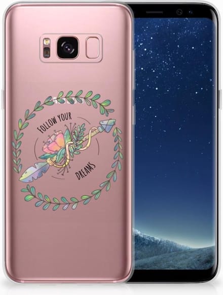 Samsung Galaxy S8 Telefoonhoesje met Naam Boho Dreams