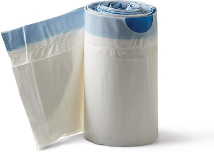 Commode Liners - Wegwerp Voeringen - Hygiënisch Opruimen - Met Absorberende Pad - 72 Stuks - Wit