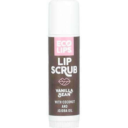 Eco Lips, Gommage pour les lèvres, Gousse de vanille, 0,56 oz (17 grammes) white