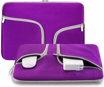 Waterafstotende Laptophoes tot 11,6 inch - Paars