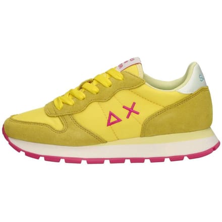 Sun68 Ally Solid Nylon Lage sneakers - Dames - Geel - Maat 37