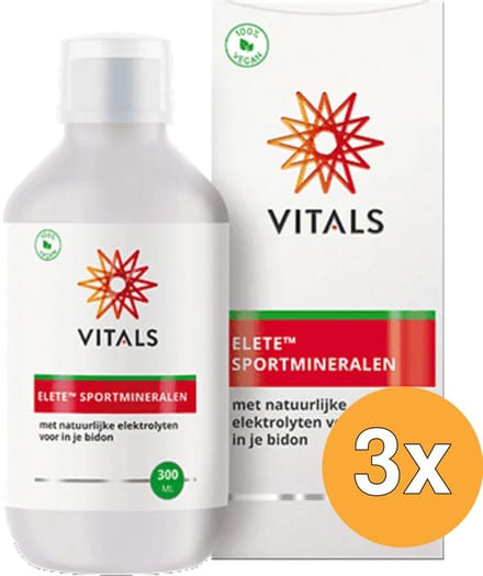 3x Vitals Elete sportmineralen (300 ml)