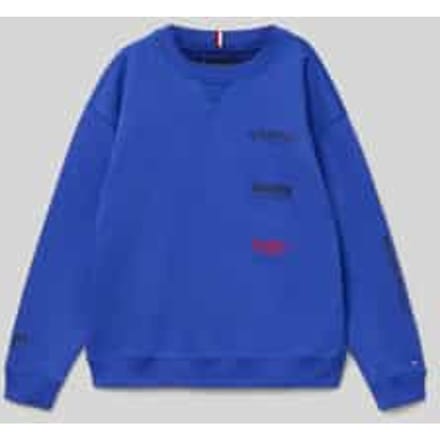 Regular fit sweatshirt van katoenmix