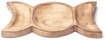 Mangohouten schaal godinnensymbool