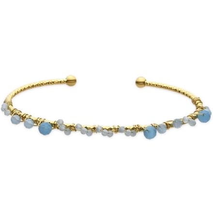 Luxenter Armband met Blauw Kristal 18k goud afwerking - Yakde