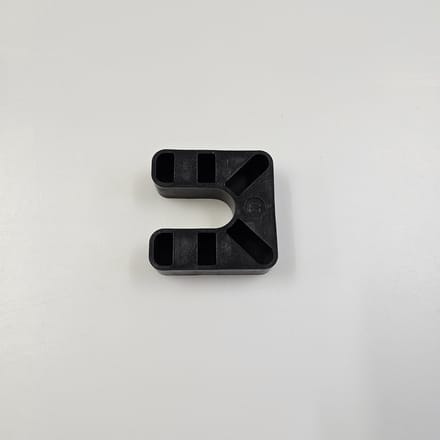 Uitvulplaatjes 20mm met sleuf Zwart x 50 stuks (PITOR®)