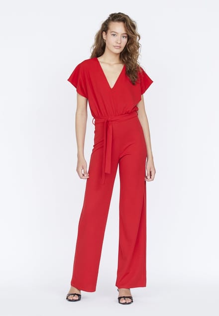 SISTERS POINT Girl-ju.v - Dames Jumpsuit - Ruby - Maat S