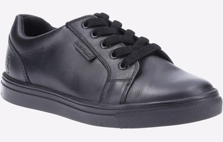 Hush Puppies Sam LEER GEHEUGENSCHUIM Junior Jongens