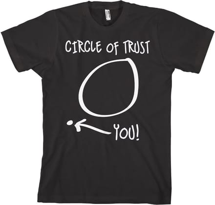 Hybris Circle Of Trust T-shirt zwart