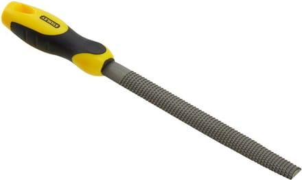 STANLEY 0-22-471 Halfronde rasp met greep, kap 2, 200 mm Slaglengte 200 mm 1 stuk(s)