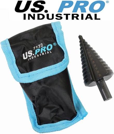 Professionele trapgatboor / stappenboor met titanium nitride coating  5-35 mm