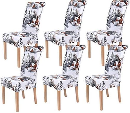 Moderne Eetkamerstoelhoezen - Bi-elastische en Wasbare Beschermers voor Stoelen
