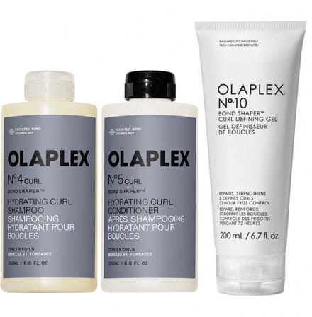 Olaplex Curl Bond Shaper Hydrating Curl Defining Routine No.4 + No.5 + No.10