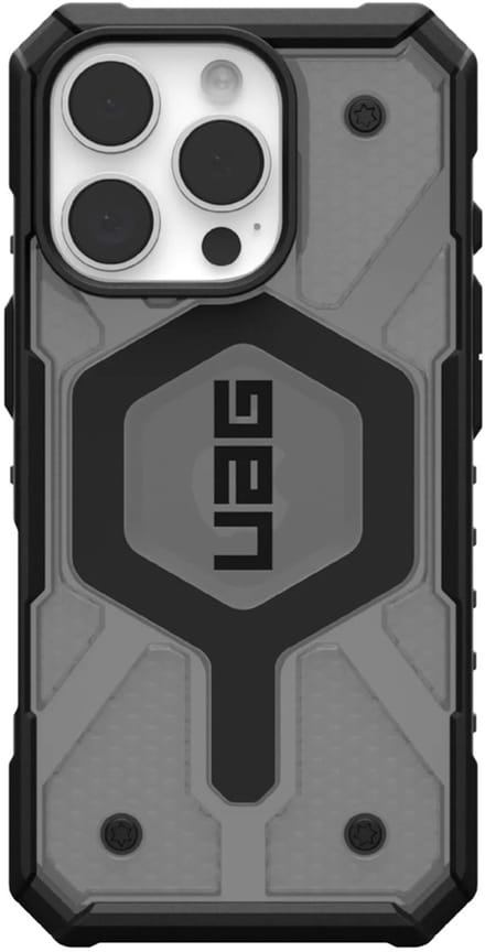 MagSafe-hoes voor Apple iPhone 16 Pro, Urban Armor Gear, Pathfinder Clear, Grijs