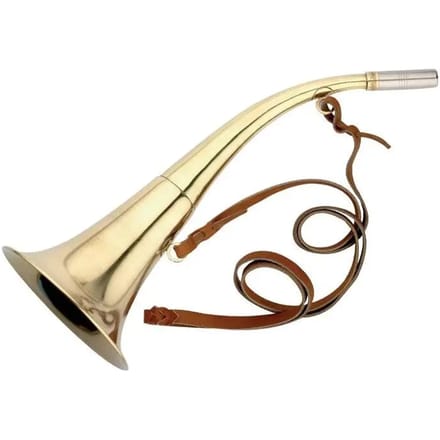 Ronde messing roeptoeter + halsketting Elless