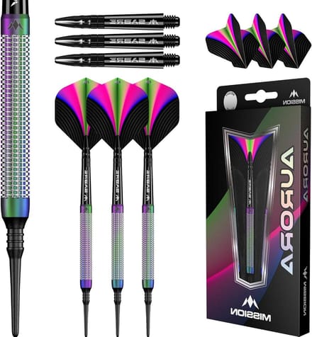 Soft Tip Darts - Wolfraam Darts - Dart Spelen - 90% Wolfraam Vat - 18 gram - Koraal