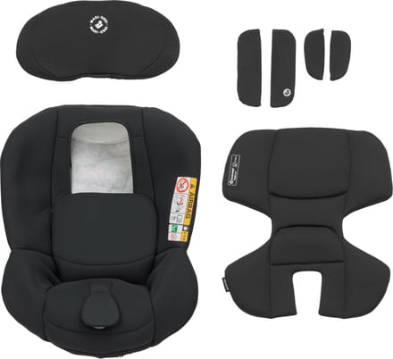 Maxi-Cosi Bekledingset voor de Pearl Pro2, Pearl Pro, 2waypearl Autostoelen (Authentic Black)