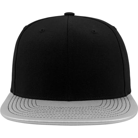 Flexfit - Metallic Visor Snapback silver one size Snapback Pet - Zilverkleurig