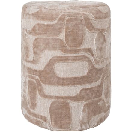 Poef Lies 50 x ø40 cm - Luxe Design Poef met Fluweelachtige Structuur