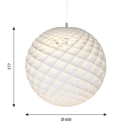 Louis Poulsen - Patera hanglamp - L - wit
