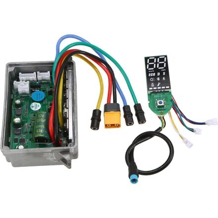 Elektrische Scooter Moederbord Controller Hoofdbord Controller Schakelbord + Instrumentenbord zilver
