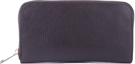 Giuliano lederen portemonee - Dames - Made in Italy - Koffie
