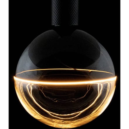 Segula LED-Globe Illusion E27 G190 helder/zwart 6W 1900K dimbaar