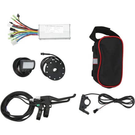 22A 36V 48V 500W Elektrische Fiets Motor Controller EN06 Display Remhendel Set Elektrische Fiets Conversie Kit black