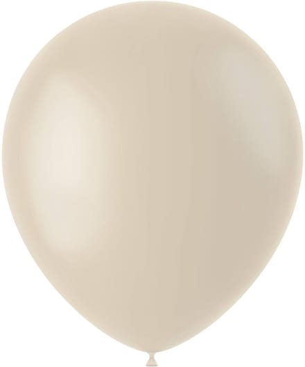Folat - Ballonnen Creamy Latte 33 cm – 10 Stuks