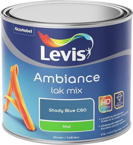 Levis - Ambiance Lak Mat Mix - Shady Blue C60 - Mengverf - 0,5 L