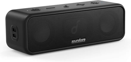 soundcore 3 Portable Bluetooth Speaker - Zwart