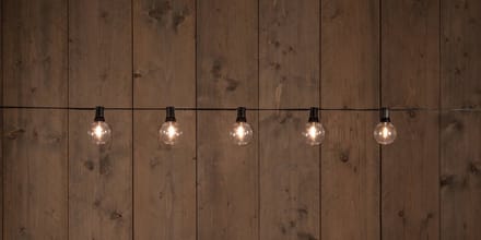 Anna's Collection Partylights 10 LED 5 meter 4cm transparant