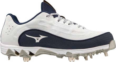 Mizuno - Softbal - 9-spike Swift 8 - Softbalschoen - Met Metal Spikes - Dames - Wit/Zwart - US 9 / EU 40,5