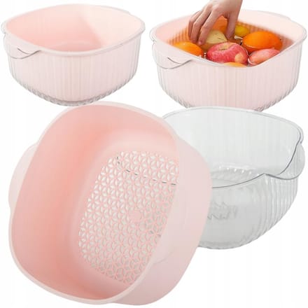 Pingyang Rongrong - Dubbele Misk Set - 6L - Kunststof - Ergonomische Handgrepen