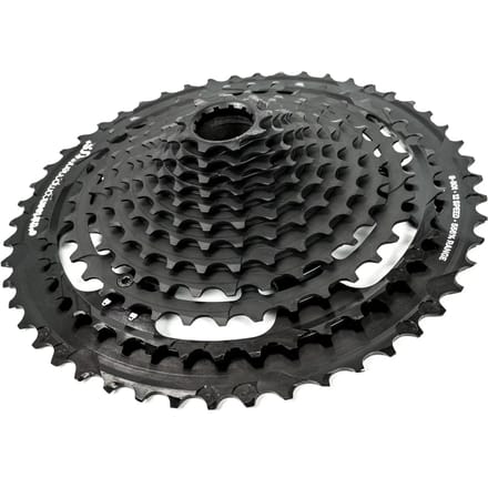 e*thirteen TRS Plus Cassette 12-speed, zwart Uitvoering 9-46T