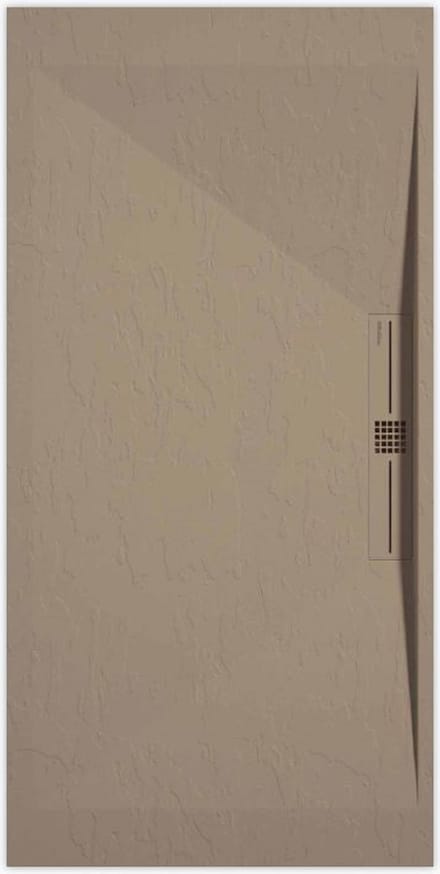 Sanifun douchebak Stone Side Moka Slate 900 x 700 P