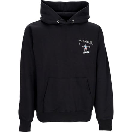 Gonz Mini Logo Hoodie Zwarte herenhoodie