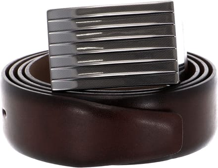 Vanzetti Leren Riem 35mm Leather Belt W80 Dark Brown Bruine