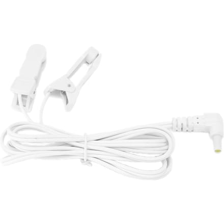 TENS Draad Oorclip 2.35mm TENS Elektrode Aansluitkabel Leiding Oorclip voor Digitale Massagemachine white