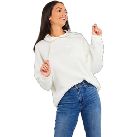 Dames sweatshirt met capuchon Banana Moon Bradley Creamy