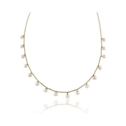 Luna-Pearls Dames halskettingen halssieraden aaneenschakelingen 216.0708
