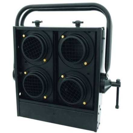 Eurolite Audience Blinder 4 x PAR-36 schwarz Halogeen blinder