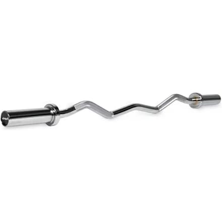 VirtuFit Olympische EZ Curl Bar - Halterstang - 120 cm