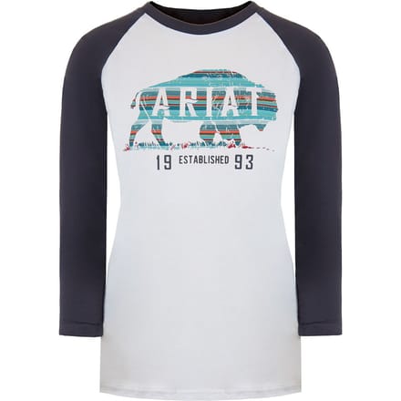 Ariat Logo Heren Wit Top