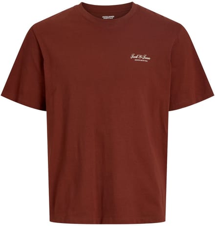 Jack & Jones - Jongens t-shirt - Maat 140 - Jongens - Rood -