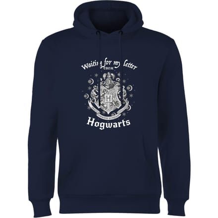 Harry Potter Waiting For My Letter From Hogwarts Hoodie - Navy - M
