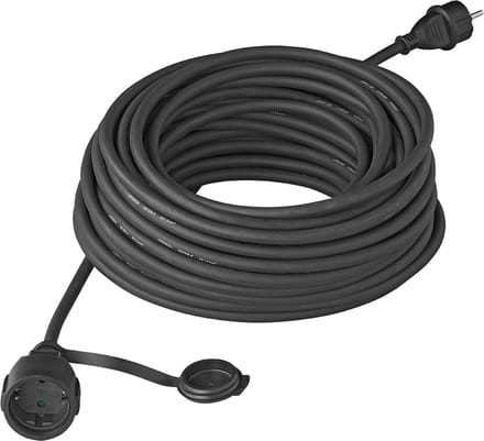 ProPlus Schuko Verlengkabel - 25 meter - 3x 2,5 mm² - Zwart