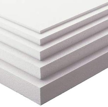 Piepschuimplaten - Isolatieplaten - Warmte isoleren - Hoge dichtheid - 100x100x2 cm - Wit