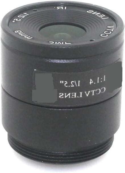 Microscooplens - Camera Lens - Beveiligingscamera Montagem - HD CCTV - 6mm - Zwart