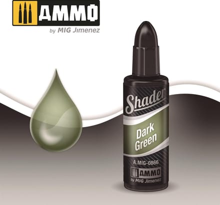Ammo by MIG Ombre 10mL (Vert foncé)